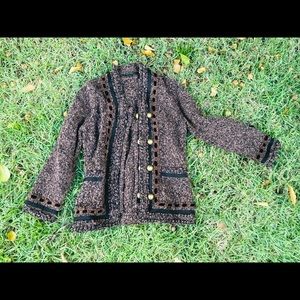 Brown cardigan in xs